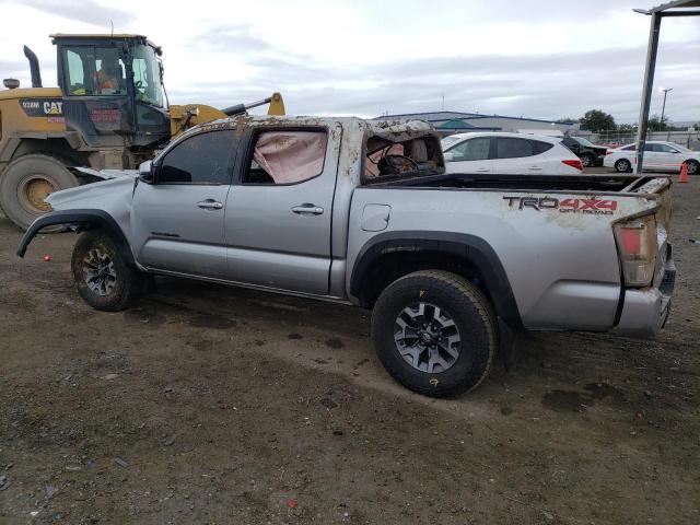 3TMCZ5AN1PM582143 - 2023 TOYOTA TACOMA DOUBLE CAB SILVER photo 2