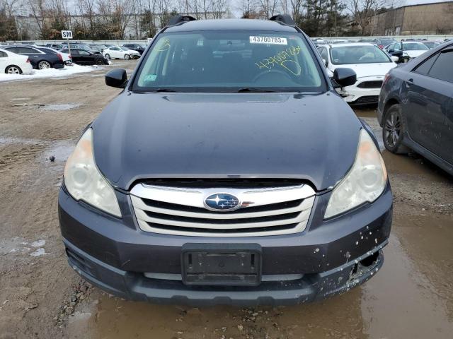 4S4BRBACXB3422681 - 2011 SUBARU OUTBACK 2.5I GRAY photo 5