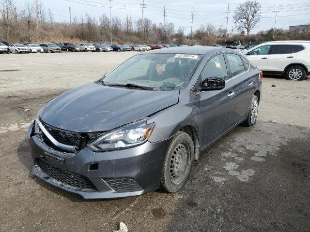 3N1AB7AP7GL671717 - 2016 NISSAN SENTRA S GRAY photo 1