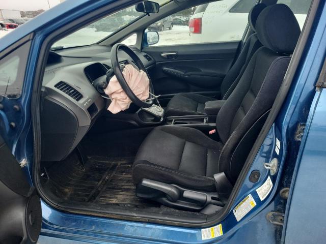 2HGFA1F67AH032483 - 2010 HONDA CIVIC LX-S أزرق صورة 7