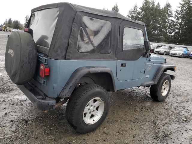 1J4FY19S8VP527256 - 1997 JEEP WRANGLER / SPORT BLUE photo 3