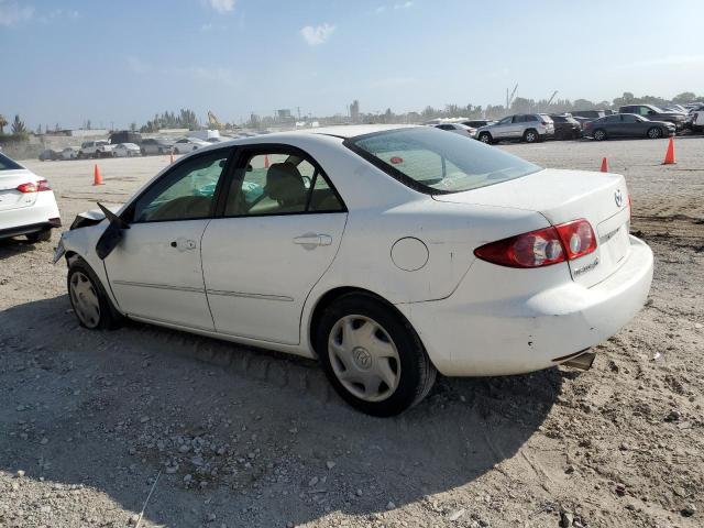 1YVFP80C535M25472 - 2003 MAZDA 6 I WHITE photo 2