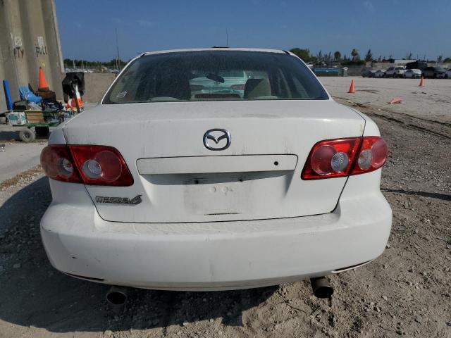 1YVFP80C535M25472 - 2003 MAZDA 6 I WHITE photo 6