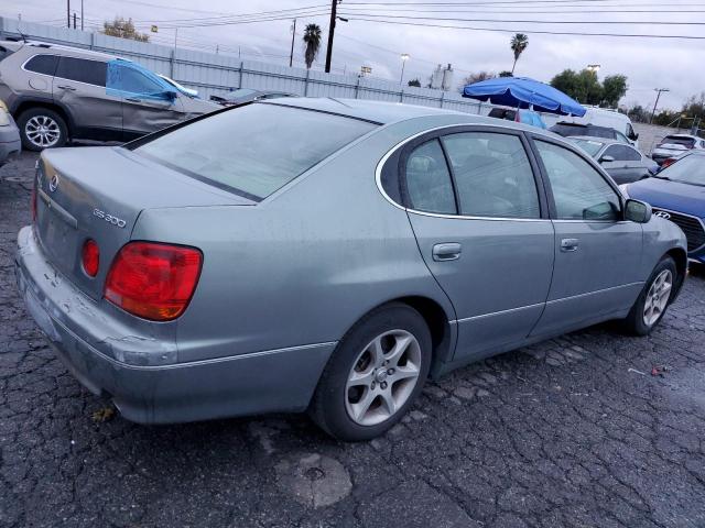 JT8BD69S020173670 - 2002 LEXUS GS 300 GREEN photo 3