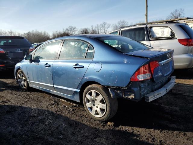 2HGFA1F51AH321897 - 2010 HONDA CIVIC LX BLUE photo 2