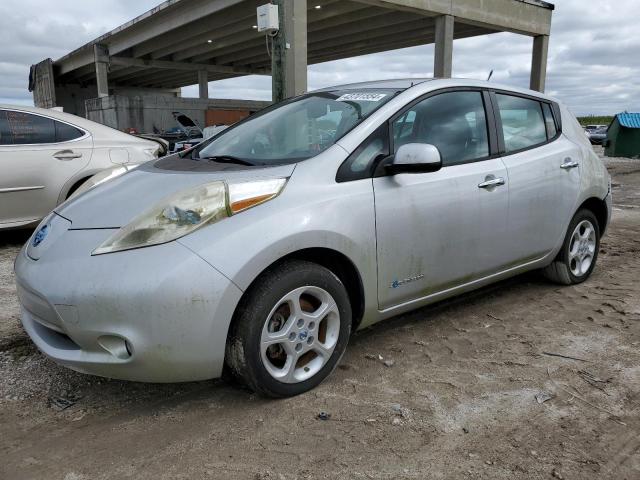 1N4AZ0CP6DC403638 - 2013 NISSAN LEAF S SILVER photo 1