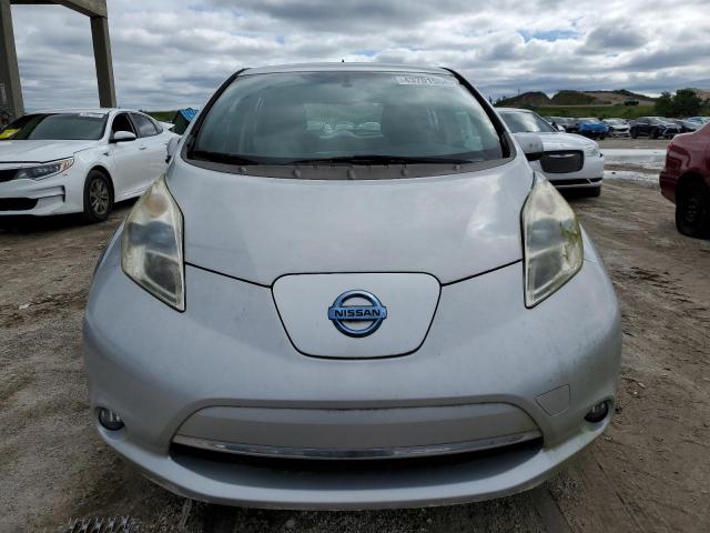 1N4AZ0CP6DC403638 - 2013 NISSAN LEAF S SILVER photo 5