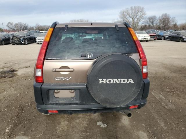 JHLRD78844C045805 - 2004 HONDA CR-V EX BEIGE photo 6