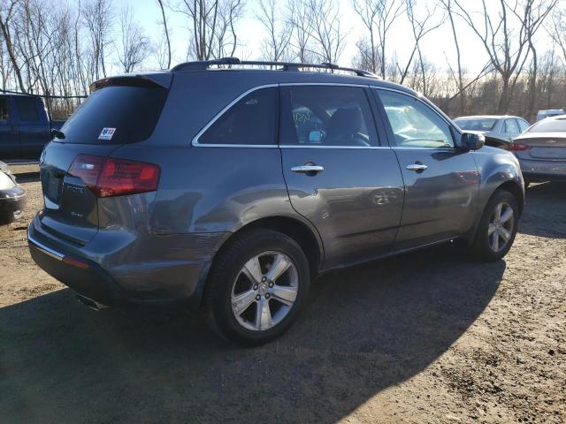 2HNYD2H6XBH501255 - 2011 ACURA MDX TECHNOLOGY CHARCOAL photo 3