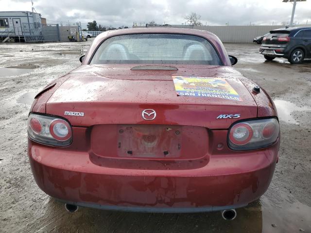 JM1NC26F970130311 - 2007 MAZDA MX-5 MIATA RED photo 6