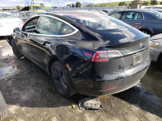 5YJ3E1EA3JF043479 - 2018 TESLA MODEL 3 BLACK photo 2