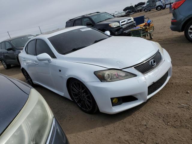 JTHBP5C2XD5011285 - 2013 LEXUS IS F WHITE photo 4