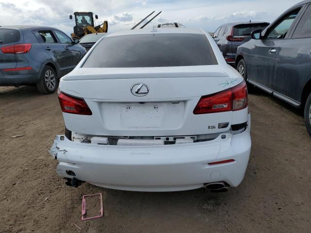 JTHBP5C2XD5011285 - 2013 LEXUS IS F WHITE photo 6