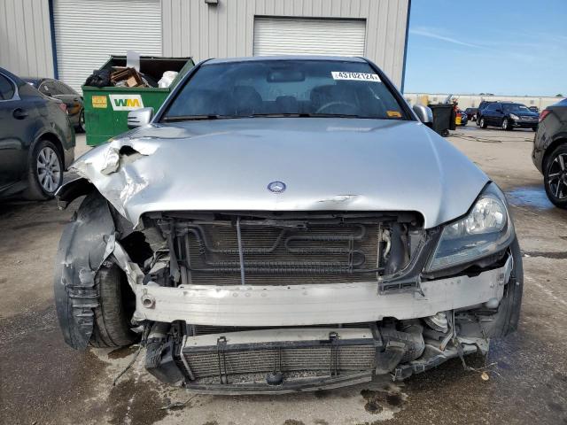 WDDGF4HB5EG238277 - 2014 MERCEDES-BENZ C 250 SILVER photo 5