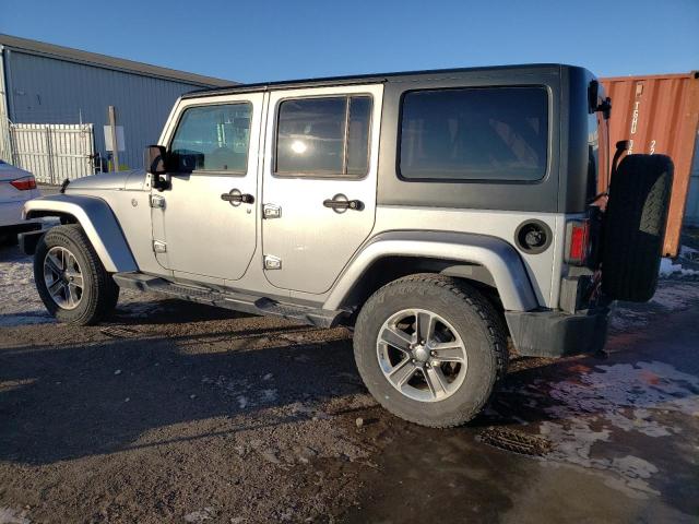 1C4HJWEG9JL893987 - 2018 JEEP WRANGLER U SAHARA SILVER photo 2