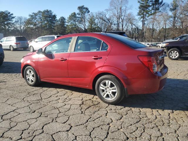 1G1JC5SH1C4219325 - 2012 CHEVROLET SONIC LT BURGUNDY photo 2