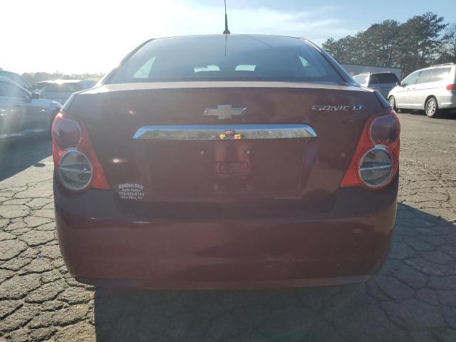 1G1JC5SH1C4219325 - 2012 CHEVROLET SONIC LT BURGUNDY photo 6