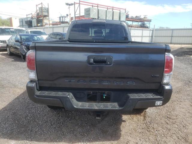 3TMDZ5BNXMM100994 - 2021 TOYOTA TACOMA DOUBLE CAB GRAY photo 6