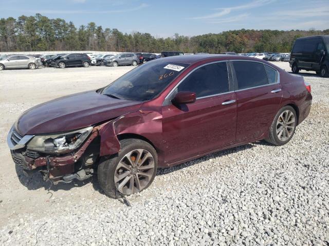 1HGCR2F52DA242100 - 2013 HONDA ACCORD SPORT BURGUNDY photo 1