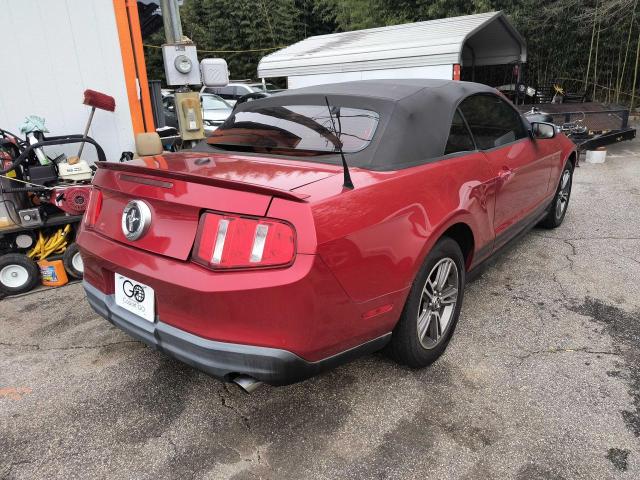 1ZVBP8EN7A5179436 - 2010 FORD MUSTANG RED photo 4