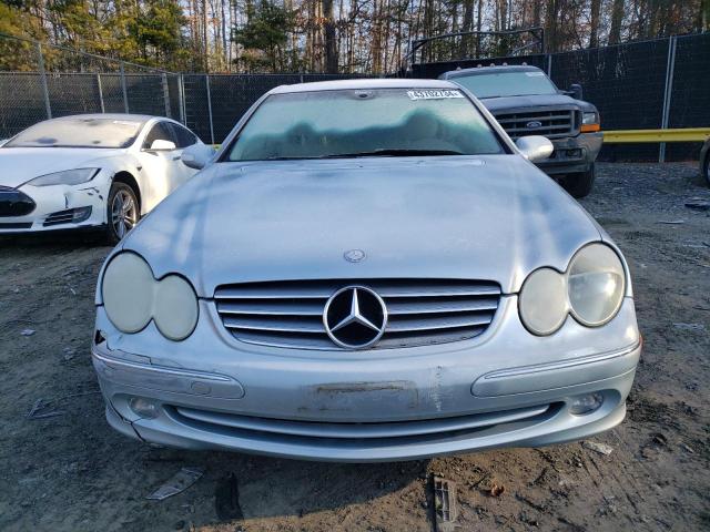 WDBTJ65J95F148410 - 2005 MERCEDES-BENZ CLK 320C BLUE photo 5