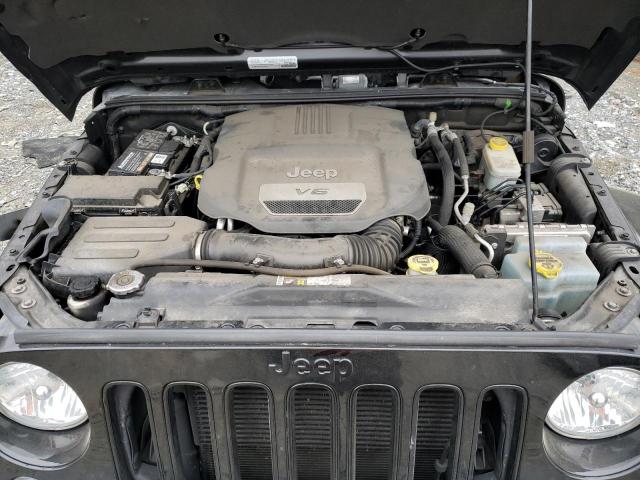 1C4AJWBGXFL667633 - 2015 JEEP WRANGLER SAHARA BLACK photo 11