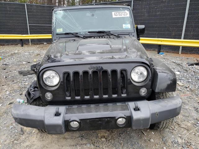 1C4AJWBGXFL667633 - 2015 JEEP WRANGLER SAHARA BLACK photo 5