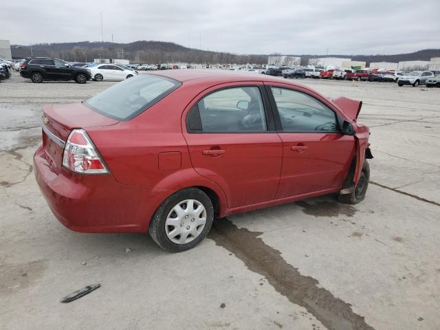 KL1TD5DE0BB236117 - 2011 CHEVROLET AVEO LS 红色 照片 3