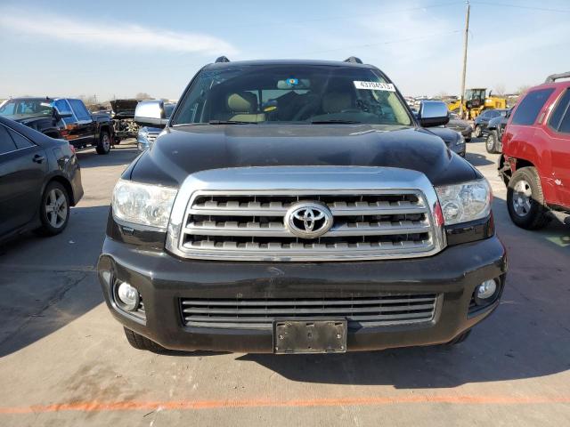 5TDKY5G14CS042993 - 2012 TOYOTA SEQUOIA LIMITED BLACK photo 5