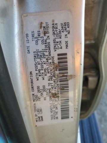 JT3HN86R8Y0287600 - 2000 TOYOTA 4RUNNER SR5 GOLD photo 13