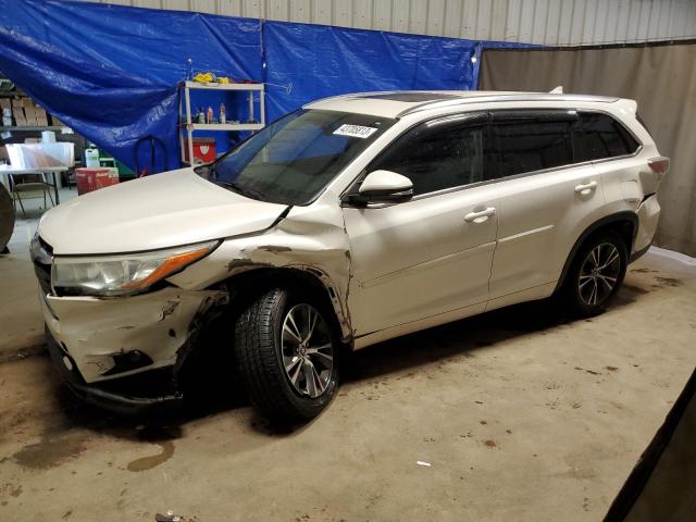 5TDJKRFH5GS254701 - 2016 TOYOTA HIGHLANDER XLE WHITE photo 1