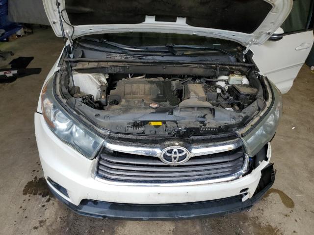5TDJKRFH5GS254701 - 2016 TOYOTA HIGHLANDER XLE WHITE photo 12