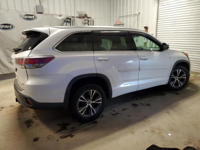 5TDJKRFH5GS254701 - 2016 TOYOTA HIGHLANDER XLE WHITE photo 3