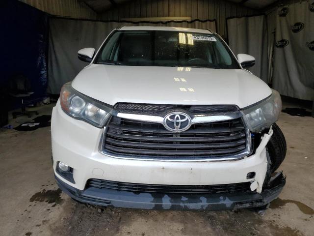 5TDJKRFH5GS254701 - 2016 TOYOTA HIGHLANDER XLE WHITE photo 5