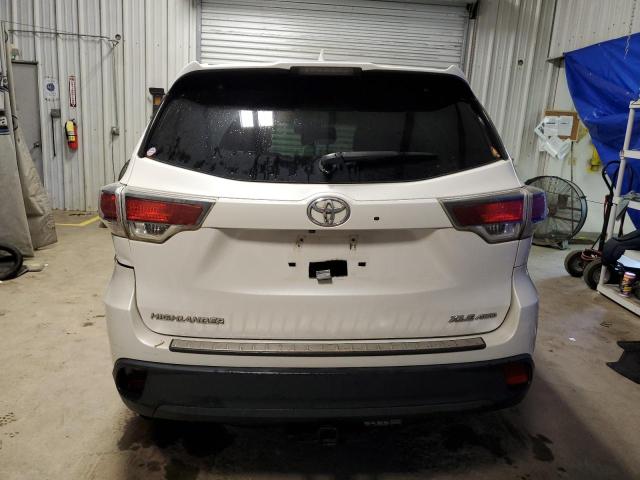 5TDJKRFH5GS254701 - 2016 TOYOTA HIGHLANDER XLE WHITE photo 6