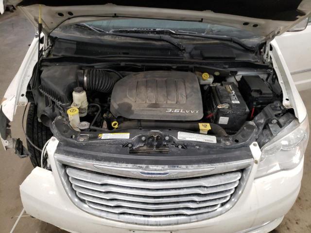 2C4RC1CG4CR163581 - 2012 CHRYSLER TOWN & COU TOURING L WHITE photo 12