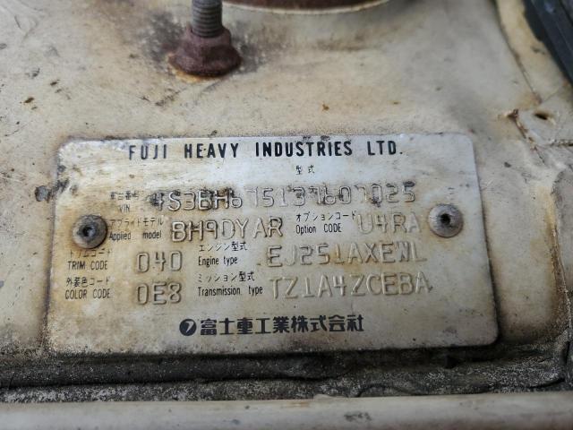 4S3BH675137607025 - 2003 SUBARU LEGACY OUTBACK AWP 双色 照片 13