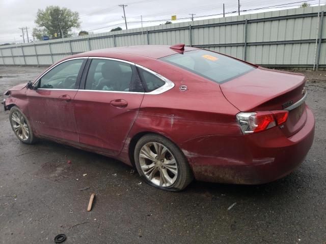 2G1125S34F9212524 - 2015 CHEVROLET IMPALA LT RED photo 2