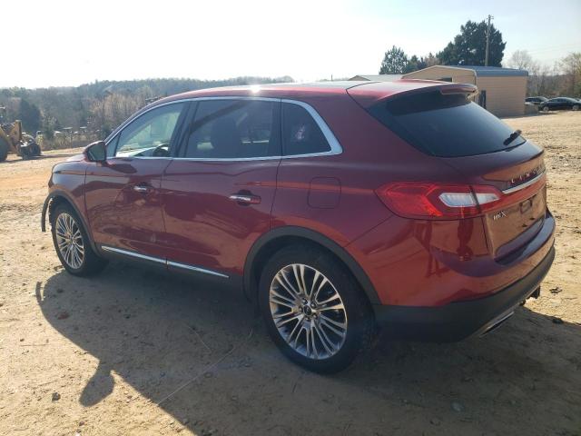 2LMPJ8LR2JBL30355 - 2018 LINCOLN MKX RESERVE Բորդո լուսանկար 2