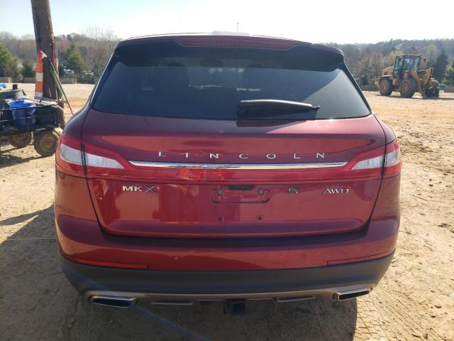 2LMPJ8LR2JBL30355 - 2018 LINCOLN MKX RESERVE Բորդո լուսանկար 6
