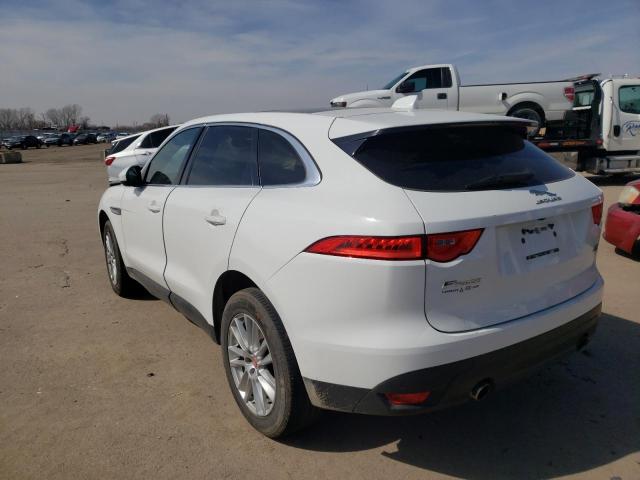 SADCK2GX0KA609242 - 2019 JAGUAR F-PACE PRESTIGE WHITE photo 2