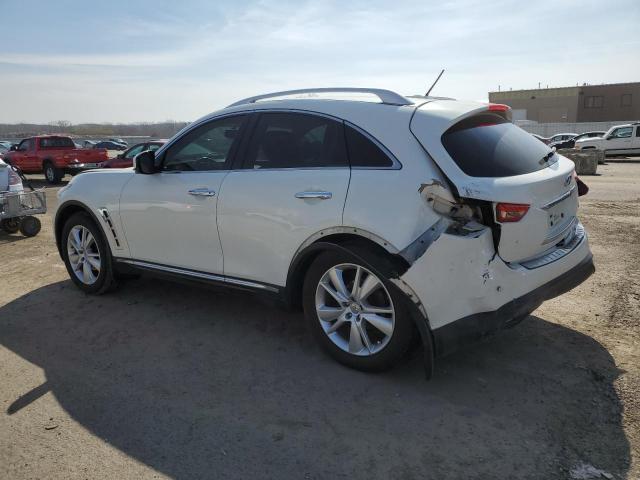 JN8CS1MW8DM174686 - 2013 INFINITI FX37 WHITE photo 2