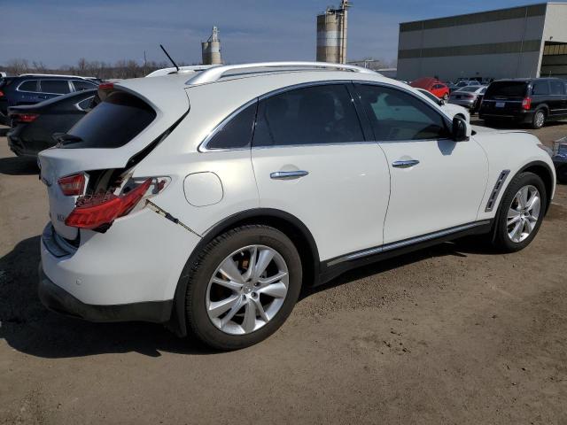 JN8CS1MW8DM174686 - 2013 INFINITI FX37 WHITE photo 3