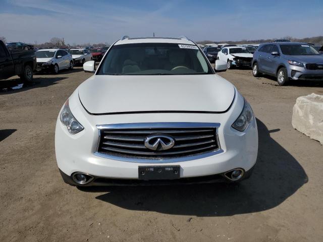 JN8CS1MW8DM174686 - 2013 INFINITI FX37 WHITE photo 5