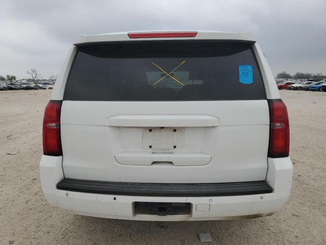 1GNLCDECXKR281986 - 2019 CHEVROLET TAHOE POLICE WHITE photo 6