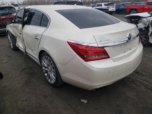 1G4GF5G37EF252659 - 2014 BUICK LACROSSE TOURING WHITE photo 2