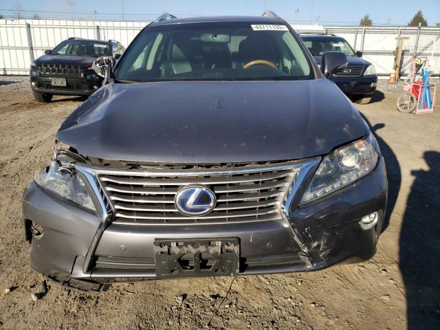 2T2BC1BAXFC007964 - 2015 LEXUS RX 450H CHARCOAL photo 5