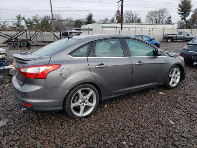 1FADP3J29DL231522 - 2013 FORD FOCUS TITANIUM GRAY photo 3