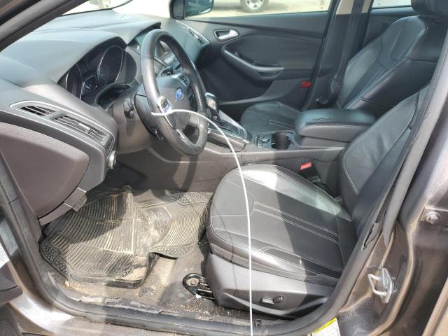 1FADP3J24EL345588 - 2014 FORD FOCUS TITANIUM GRAY photo 7