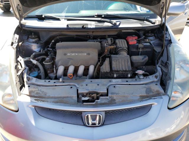 JHMGD38607S009758 - 2007 HONDA FIT S SILVER photo 11